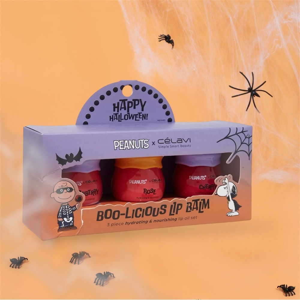 New 3pc Peanuts Lip Balm Set